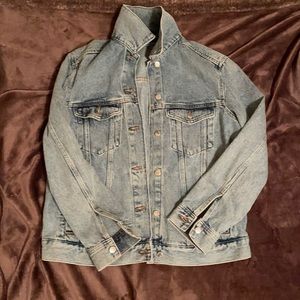 H&M oversized jean jacket size S